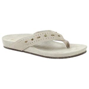 Spenco Kena Stud Women's Flip-Flop Size 11 M SAND